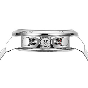 Ceas WEIDE, Quartz, Casual Sport, Alb, Curea Metalica, WH6908-2C