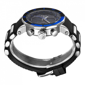 Ceas WEIDE, Quartz, Casual Sport, Albastru, Curea Silicon, WH5203-11C