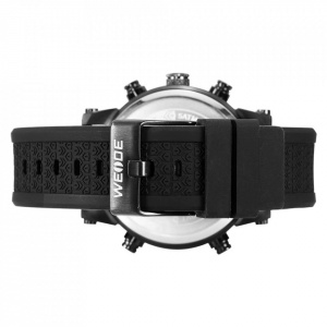 Ceas WEIDE, Quartz, Casual Sport, Albastru, Curea Silicon, WH6309B-4C