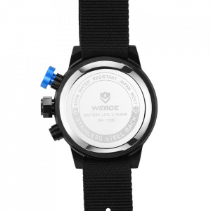 Ceas WEIDE, Quartz, Casual Sport, Albastru, Curea TextilWH7306B-4C
