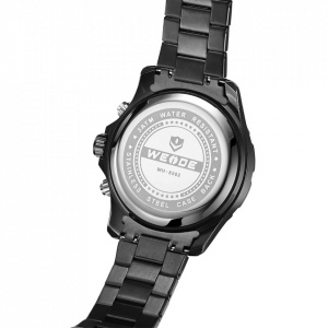 Ceas WEIDE, Quartz, Casual Sport, Auriu, Curea Metalica, WH8502B-4C