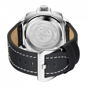 Ceas WEIDE, Quartz, Casual Sport, Negru, Curea Piele, UV1510-2C