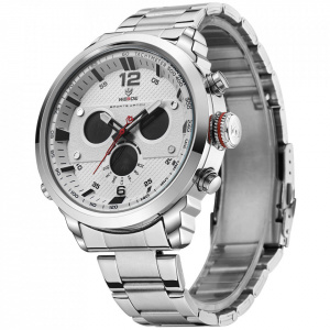 Ceas WEIDE, Quartz, Casual Sport, Alb, WH6303-2C