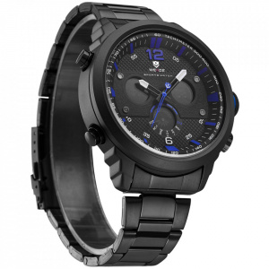 Ceas WEIDE, Quartz, Casual Sport, Albastru, WH6303B-4C