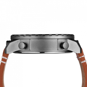 Ceas WEIDE, Quartz, Casual Sport, Maro, Curea Piele, WH6401-3C