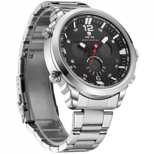 Ceas WEIDE, Quartz, Casual Sport, Negru, WH6303-1C