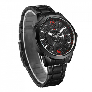 Ceas WEIDE, Quartz, Clasic, Negru, Curea Metalica, SE0703B-1C