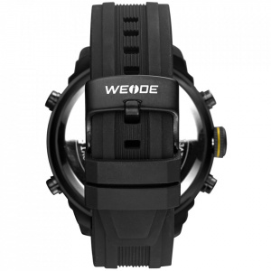 Ceas WEIDE, Quartz, Casual Sport, Galben, Curea Silicon, WH6303B-7C