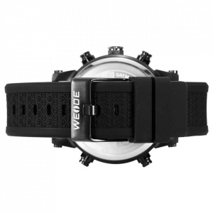 Ceas WEIDE, Quartz, Casual Sport, Galben, Curea Silicon, WH6309B-3C