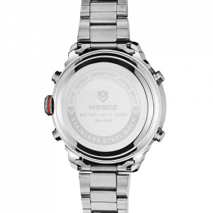Ceas WEIDE, Quartz, Casual Sport, Alb, WH6303-2C