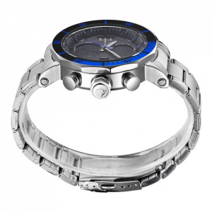 Ceas WEIDE, Quartz, Casual Sport, Albastru, Curea Metalica, WH5203-5C