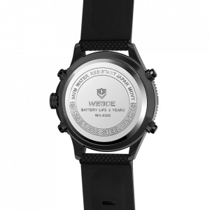 Ceas WEIDE, Quartz, Casual Sport, Albastru, Curea Silicon, WH6306B-8C