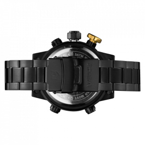 Ceas WEIDE, Quartz, Casual Sport, Galben, Curea Metalica, WH6402B-3C