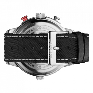 Ceas WEIDE, Quartz, Casual Sport, Negru, Curea Piele, WH6405-1C