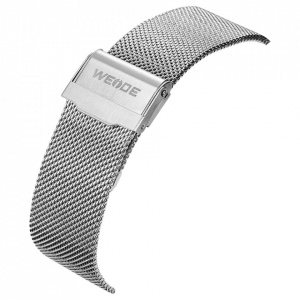 Ceas WEIDE, Quartz, Clasic, Alb, Curea Metalica, WH7305-2C