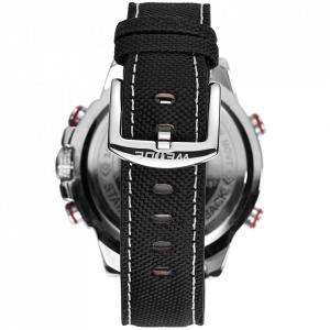 Ceas WEIDE, Quartz, Casual Sport, Alb, Curea Piele, WH6102-4C