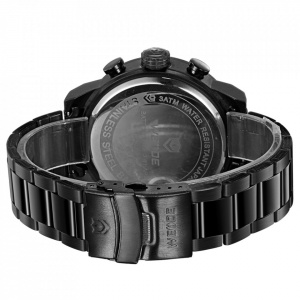 Ceas WEIDE, Quartz, Casual Sport, Albastru, Curea Metalica, WH5209B-4C