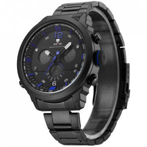 Ceas WEIDE, Quartz, Casual Sport, Albastru, WH6303B-4C
