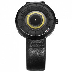 Ceas WEIDE, Quartz, Fashion, Galben, Curea Piele, WD006B-2C