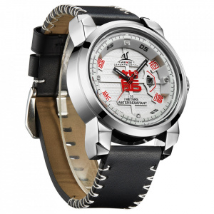 Ceas WEIDE, Quartz, Casual Sport, Alb, Curea Piele, UV1509-2C