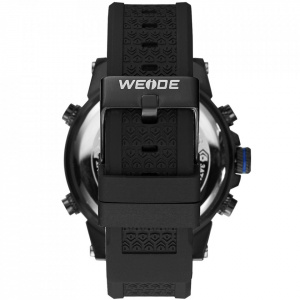 Ceas WEIDE, Quartz, Casual Sport, Albastru, Curea Silicon, WH6403B-4C