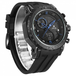 Ceas WEIDE, Quartz, Casual Sport, Albastru, Curea Silicon, WH6903-4C