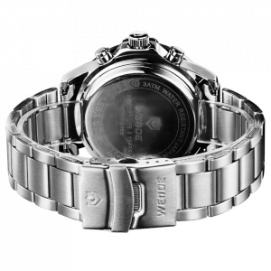 Ceas WEIDE, Quartz, Casual Sport, Galben, Curea Metalica, WH6105-4C