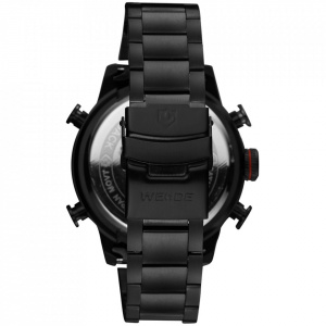 Ceas WEIDE, Quartz, Casual Sport, Rosu, Curea Metalica, WH6308B-2C