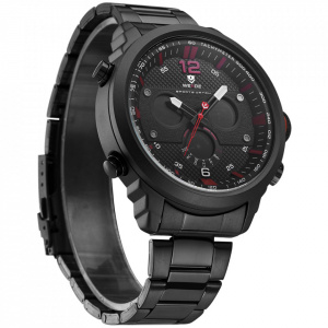 Ceas WEIDE, Quartz, Casual Sport, Rosu, WH6303B-2C