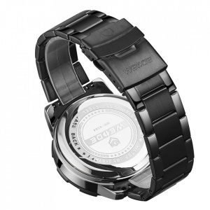 Ceas WEIDE, Quartz, Casual Sport, Albastru, Curea Metalica, WH8504B-2C