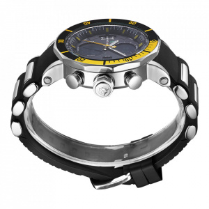 Ceas WEIDE, Quartz, Casual Sport, Galben, Curea Silicon, WH5203-10C