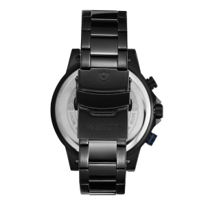 Ceas WEIDE, Quartz, Casual Sport, Albastru, Curea Metalica, WH6908B-4C