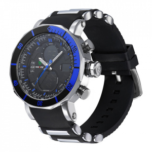 Ceas WEIDE, Quartz, Casual Sport, Albastru, Curea Silicon, WH5203-11C