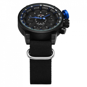 Ceas WEIDE, Quartz, Casual Sport, Albastru, Curea TextilWH7306B-4C
