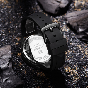 Ceas WEIDE, Quartz, Casual Sport, Galben, Curea Silicon, WH7308B-3C