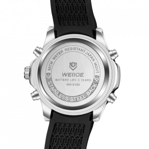 Ceas WEIDE, Quartz, Casual Sport, Orange, Curea Silicon, WH6105-12C
