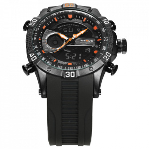 Ceas WEIDE, Quartz, Casual Sport, Orange, Curea Silicon, WH6902B-10C