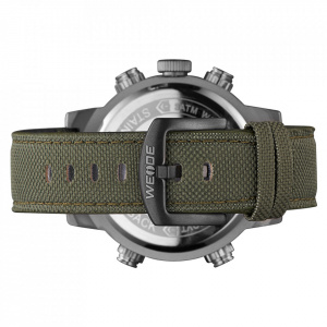 Ceas WEIDE, Quartz, Casual Sport, Verde, Curea Piele, WH6103-3C