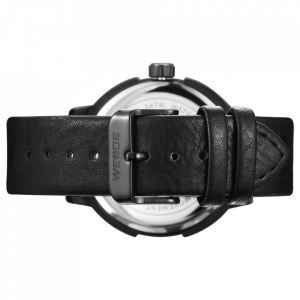 Ceas WEIDE, Quartz, Clasic, Rosu, Curea Piele, WD004B-1C