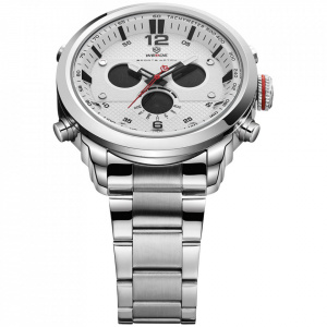 Ceas WEIDE, Quartz, Casual Sport, Alb, WH6303-2C