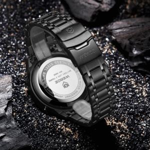 Ceas WEIDE, Quartz, Casual Sport, Albastru, Curea Metalica, WH6906B-4C