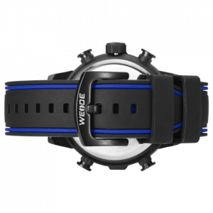 Ceas WEIDE, Quartz, Casual Sport, Albastru, Curea Silicon, WH6310B-4C