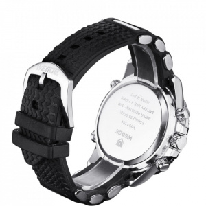 Ceas WEIDE, Quartz, Casual Sport, Galben, Curea Silicon, WH1104-12C