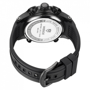 Ceas WEIDE, Quartz, Casual Sport, Galben, Curea Silicon, WH6902B-8C