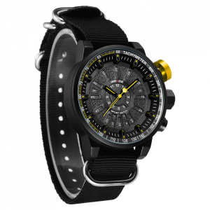 Ceas WEIDE, Quartz, Casual Sport, Galben, Curea TextilWH7306B-3C