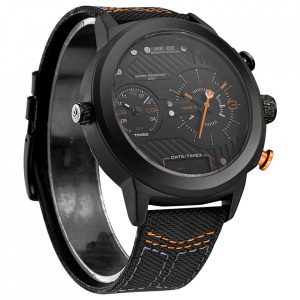 Ceas WEIDE, Quartz, Casual Sport, Rosu, WH6405B-2C