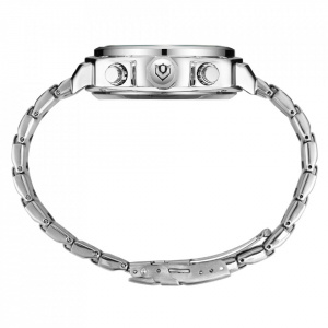 Ceas WEIDE, Quartz, Casual Sport, Alb, Curea Metalica, WH7303-2C