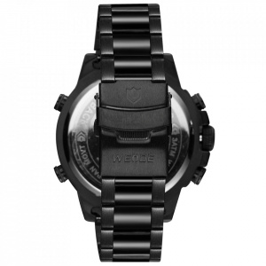 Ceas WEIDE, Quartz, Casual Sport, Albastru, Curea Metalica, WH6102B-4C