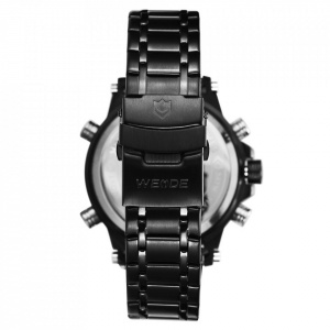Ceas WEIDE, Quartz, Casual Sport, Galben, Curea Metalica, WH6910B-3C