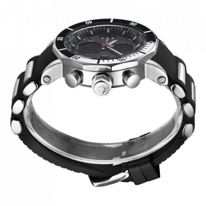 Ceas WEIDE, Quartz, Casual Sport, Negru, Curea Silicon, WH5203-7C